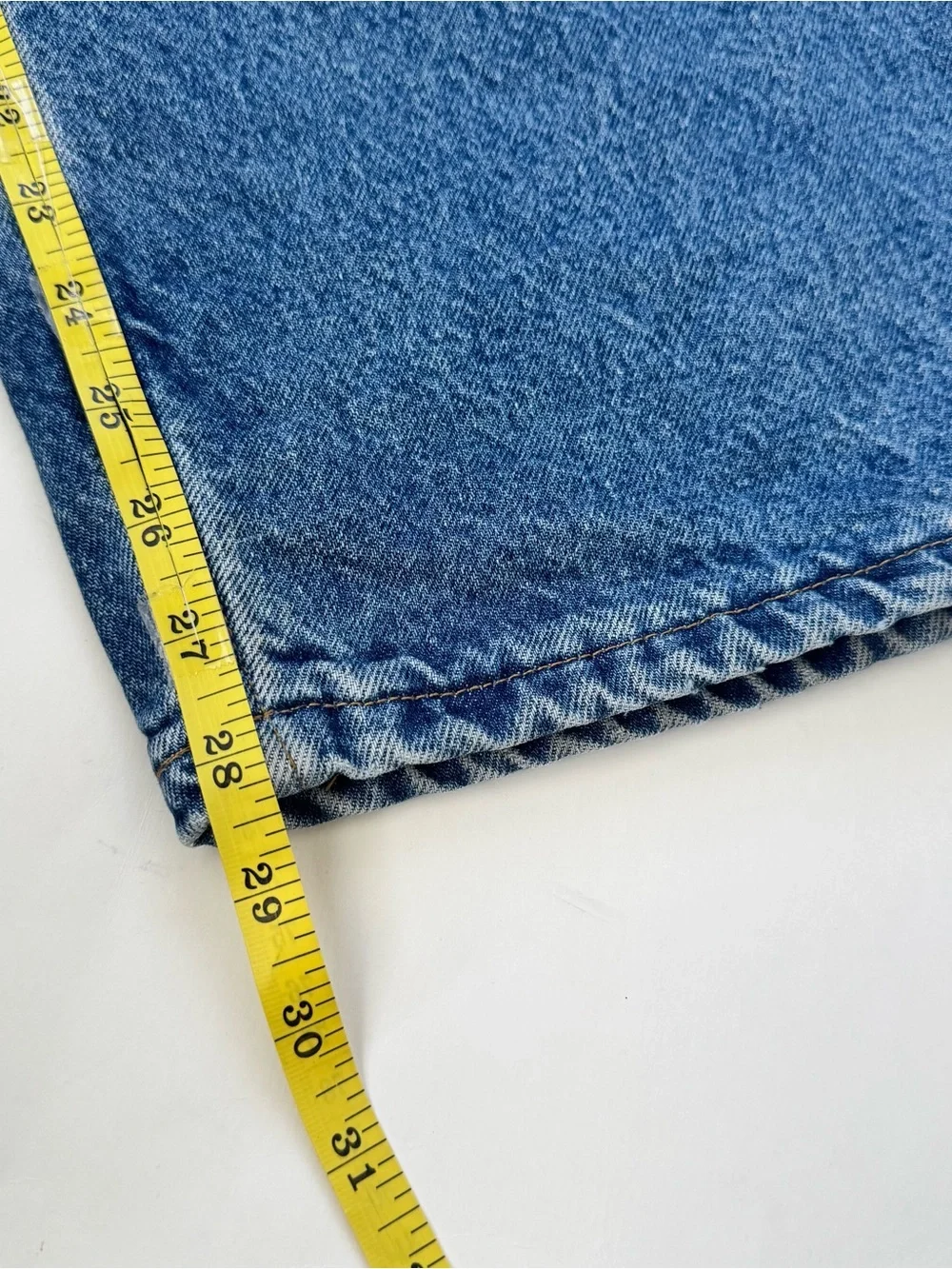 Vintage Carhartt Flannel Lined Jeans Mens 46x30* (Fits 44x28) B21DST Made In USA